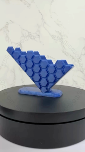 Business Card Holder Display Honeycomb - 3D Printed Bold Modern Functional Office Desk Decoration