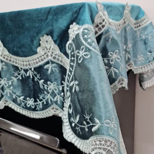 [HCM]KHĂN PHỦ ĐÀN PIANO CƠ PHỐI REN XANH NGỌC CAO CẤP