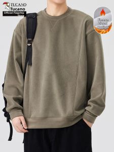 TUCANO | Round Neck Thickened Fleece Hoodie Sweater