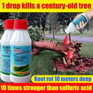 Seleked racun pokok paling kuat Root rot 10 meters deep racun pokok kayu besar 10 times stronger than sulfuric acid murah racun rumput paling kuat cepat mati racun rumput mati akar tree killer weed killer除草剂