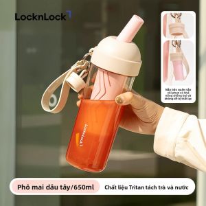LocknLock | Ly Nước Du Lịch Dung Lượng Lớn Có Ống Hút Cho Trà và Trà Sữa