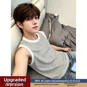 American Style Stripe Casual Vest