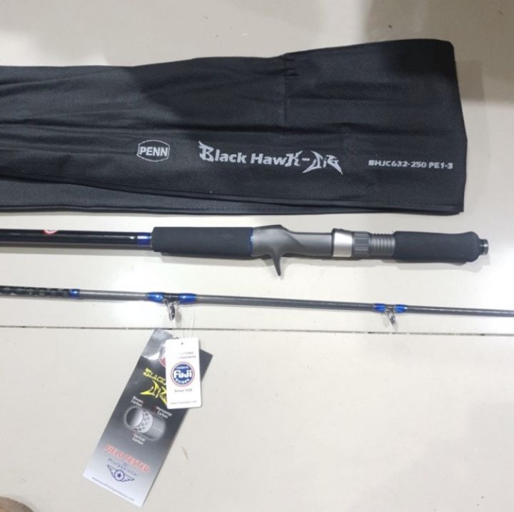 Joran PENN Blackhawk BHJC 602 PE 1-3 180cm Fishing Rod 180Cm