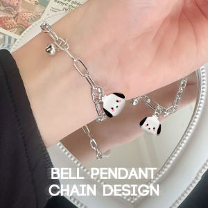 Fy💙 Gelang Lucu Sanrio Bell / Gelang Lonceng Pochacco / Hadiah Siswa Pasangan Teman / Gelang Lucu Ukuran Disesuaikan
