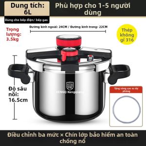 RONGCHUAN | Nồi Áp Suất Gia Đình Inox