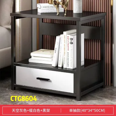 Bedside Cabinet Assembly Furniture 3 Drawers 45*35*50cm