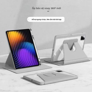 360 ° Ốp Lưng Cứng Xoay 360 Độ Bằng Acrylic Cho Xiaomi Poco Pad M1 12.1 Inch 2025 & X1 11.2 Inch Redmi Pad 2 Pro 12.1 Inch Bảo Vệ Toàn Diện
