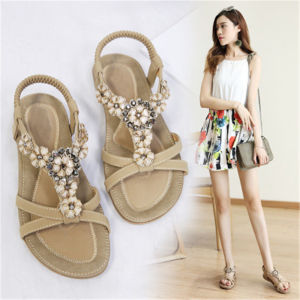 รองเท้าแตะแฟชั่นลูกไม้