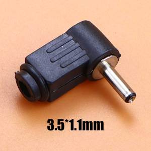 2~10pcs 3.5x1.35 4.0x1.7 4.8x1.7 5.0x3.0 6.0x4.4 5.5x2.1 5.5x2.5 MM 90 Degree DC Power Male Plug Jack Adapter Welding Connector