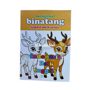 Buku Mengenal Binatang sambil Mewarnai