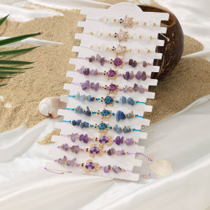 12 Bohemian Exquisite Turtle Stone Bracelet Set Suitable for Summer Beach Vacation