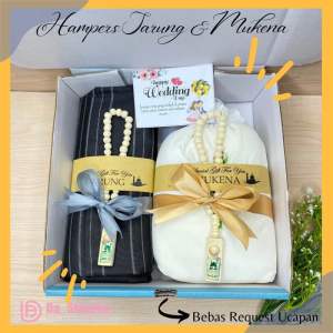 HAMPERS MUKENA SARUNG KADO WEDDING ENGAGEMENT ANNIVERSARY BIRTHDAY/ HADIAH PERNIKAHAN LAMARAN MUKENA SARUNG COUPLE / GIFT WEDDING MUKENA SARUNG MURAH / HAMPERS IDUL FITRI MUKENA SARUNG