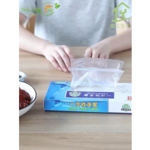 Set 200 Găng tay nilon làm bếp nấu nướng Yêu Bếp Nghiện Nhà VNM