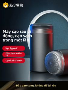 Máy Cạo Râu Điện Di Động Cho Nam Máy Cạo Râu Toàn Thân Có Thể Rửa Được K3840 Máy Cạo Râu Du Lịch Mini Mới 2025