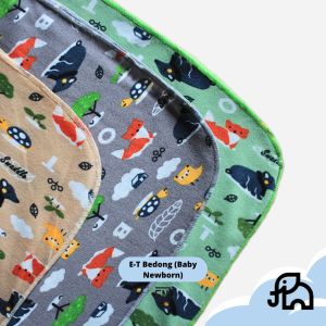 Bedong Bayi Motif 6Pcs Jumbo 120x90 Cm SNI Super Premium