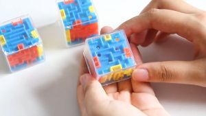 [iRojak] 3D Cube Maze Magic Maze Puzzle Box Educational Toy Party Gift 立体迷宫 迷宫魔方 Mainan Maze - BT424