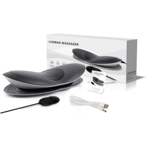 Multi-Level Adjustable Back Vibration Electric Waist Massager Lumbar Traction Device Inflatable Hot Compress Spine