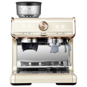 Barsetto | Semi-Automatic Fresh Ground Espresso Coffee Machine with Steam for Home & Commercial Use
