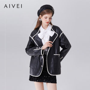 AIVEI | Cool and Leisure Style PU Leather Jacket
