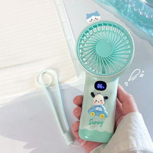 mengto studio | Cute Rechargeable Portable Quiet Handheld Fan