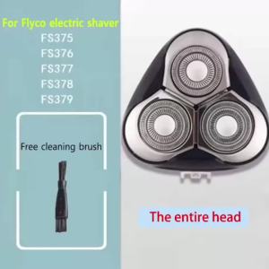 For Flyco Electric Shaver FS375 FS376 FS377 FS378 FS379 Shaver Head Comes with Cleaning Brush