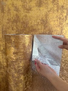 ZHIBA | Artistic Metallic Self-Adhesive Wall Panel