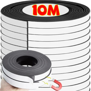 10m từ băng keo tự dính mạnh cao su nam châm cuttable Băng tường tự làm hình ảnh Áp phích công cụ cố định văn phòng nhà cửa lưu trữ nguồn cung cấp