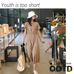 QDshop มาใหม่ เดรสราตรี เดรสยาว เดรสออกงาน แหวกเล็กน้อย สีพื้น หรูหรา ไฮโซ ใส่ออกงานคือดี ใส่เที่ยวคือเริ่ด ใส่อยู่บ้านคือเก๋ ของมันต้องมี