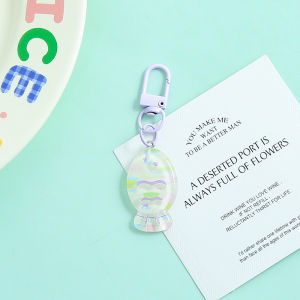 Cartoon Fish Key Chain Multi-Purpose Versatile Key Chain Cartoon Bag Decor Translucent Fish Pendant Key Chain For Daily Pendant