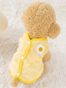 Warm Plush Dog Vest Autumn Winter Style for Pomeranian Schnauzer Small Puppy Pet Teddy Bichon Thermal Clothing Pet City Brand