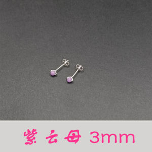 Thủ Công S999 Bông Tai Bạc Đính Đá Tự Nhiên Tôn Dáng Chống Dị Ứng Nhỏ Trang Sức Thời Trang Cho Nữ