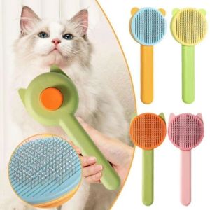 Pet Dog Comb Cat Hair Brush Dog Fur Removal Massage Brush Pet Grooming Tool