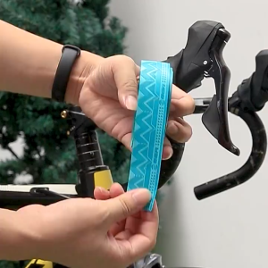 Reflective Non Slip Handlebar Tape for Road Bikes PU Material Shockproof Breathable Cycling Bar Wrap Accessory