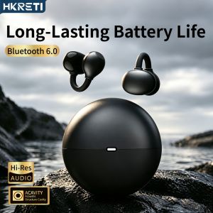 New product launch: HG12 clip-on Bluetooth wireless earbuds comfortable to wear for extended periods equipped with Bluetooth 6.0 for more stable transmission with long battery life to meet daily needs and compatible with Apple and Android tablets