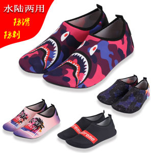 Thickened Beach Shoes Diving Shoes Womens Style Slip Resistant Wear Resistant Quick Dry Lightweight Breathable Anti-Cut Vibration Rubber Sole