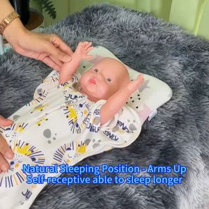 [Einmilk] Baby Sleeping Bag Newborn Swaddle Wrap 100% Cotton Open Two Way Zip QSB220