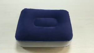 Bantal Angin Kaki PVC Inflatable Relaxing Pillow Relaxing Mobil Tidur Nyenyak Empuk Bantal Travel