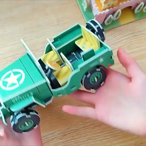 【Local Seller】3D DIY Jigsaw Puzzle Puzzle Kertas Hard Paper ART Craft Early Learning Children Kids Educational TOYS