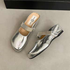 YX | Elevator Heel Women Slip-On Mule Sandals