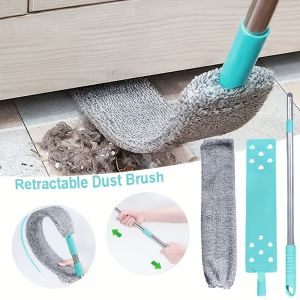 UNTIOR 1/2pcs Long Handle Dust Mops Floor Ceiling Cleaning Mops Bed Bottom Dust Cleaner Household Cleaning Tool
