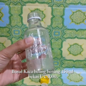 Botol Kaca Beling Bening 150 ml Tidak Dengan Tutup