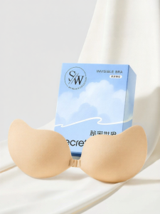 Secret World | Push-up Invisible Bra for Small Busts Strapless Wedding Use