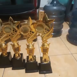 Piala Lomba no6bbf  juara 12345 BEBAS DESIGN  "costum" (bisa satuan) Trophy Lengkap Stiker BEBAS DESIGN design sticker dan free sticker DESIGN TERSEERAH