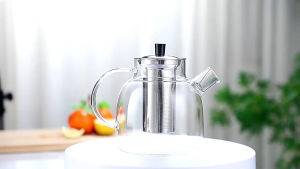 1500ml Heat Resistant Glass Teapot Thick-walled teapot