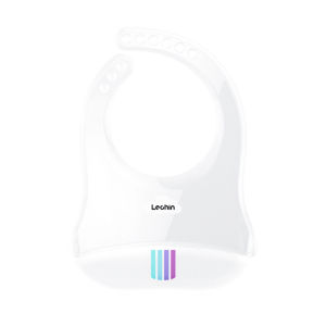 Waterproof Silicone Baby Bib Soft Saliva Catcher Lechin
