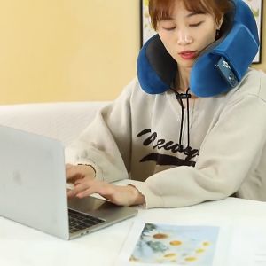 🇲🇾STOK KL FELLO Travel Pillow U Neck Pillow for Car Headrest for Seat Memory Foam U-Shaped Neck Support Pillow