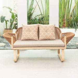 ST MIRREN | Waterproof Sunscreen Outdoor Rattan Lounge Chair