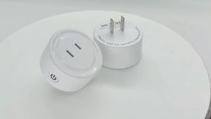 WiFi Tuya Smart Socket 2-Pin Flat Plug The Japanese & US Standard Plug Outlet Support Smart Life APP Support Alexa Google Home