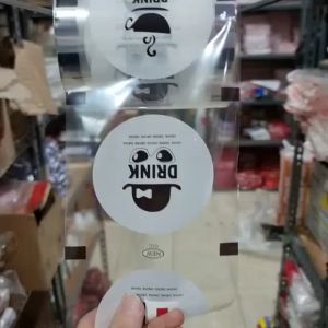 Sealer Cup Plastik Lid Cup Sealer Press Isi 1000pcs / Tutup Segel Gelas Minum/Tutup Minuman