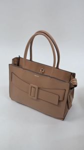 กระเป๋าคล้องแขน ดีไซน์เรียบหรูดูแพง PP16301# (ดำ/กากี/แดง/เทา/ขาว/ชมพู/นูด)